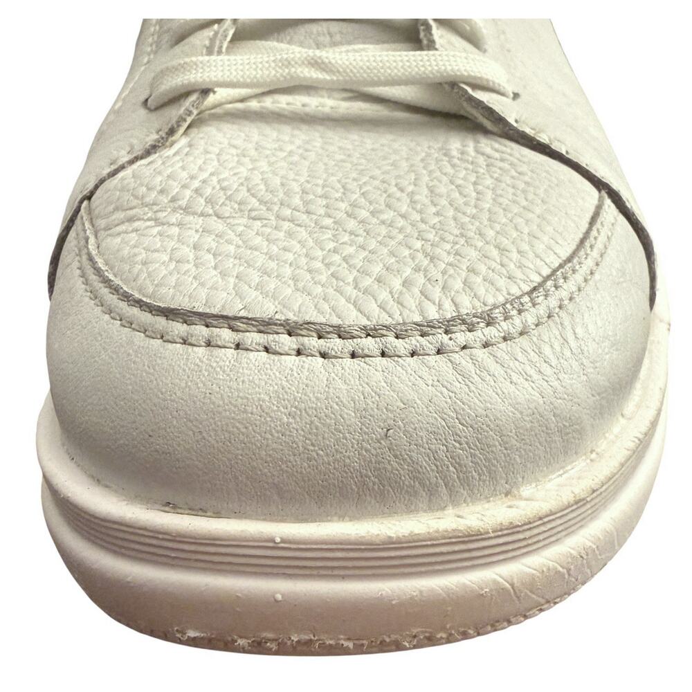 Kizik Sydney Sneakers All White Leather Hands Free Shoes Womens 10 - Picture 9 of 10